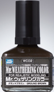 Mr Hobby WC-02 Mr. Weathering Color (40ml) [Ground Brown]