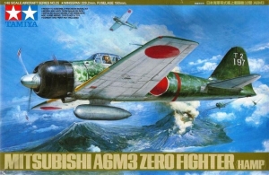 Tamiya 61025 1/48 Mitsubishi A6M3 Zero Fighter (Hamp) Model 32