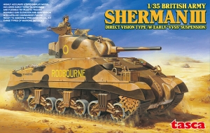 Tasca 35-017 1/35 British Army Sherman III Direct Vision Type (w/Early "VVSS" Suspension & T51 Tracks)
