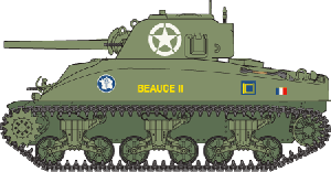 Tasca 35-L32 1/35 U.S. Medium Tank M4A1 Sherman Mid Production "Free French Army (2nd Armored Disivion)"