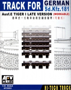 AFV Club AF35093 1/35 Workable Track For German Sd.Kfz.181 Ausf.E Tiger I Late Version