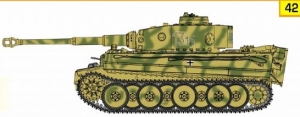 Dragon 9142(OS42) 1/35 Pz.Kpfw.VI Ausf.E Sd.Kfz.181, Tiger I Early Production, LAH, Operation Citadel, July 1943