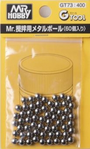 Mr Hobby GT73 Mr Stirring Metal Ball (60 Pcs)