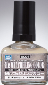 Mr Hobby WC-04 Mr. Weathering Color (40ml) [Sandy Wash]