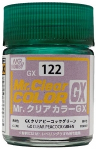 Mr Color GX-122 GX Clear Peacock Green (18ml)