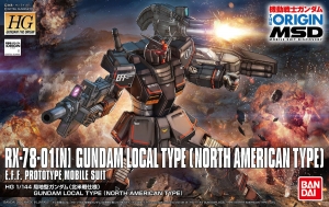 Bandai HG-OR-017(218428) 1/144 RX-78-01(N) Gundam Local Type (North American Type) [The Origin]