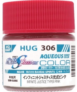 Mr. Hobby Color HUG-306 Infinite Justice Type II Pink [Seed Freedom] (10ml) [Water-Based] (Semi-Gloss)