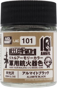 Mr Color LAC-101 Alumite (Anodized) Black (18ml) [Semi-Gloss]