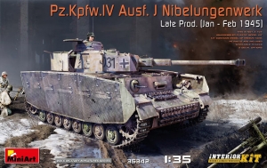 MiniArt 35342 1/35 Pz.Kpfw.IV Ausf.J (Late Production) [Jan~Feb 1945 -Nibelungenwerk) [Interior Kit]