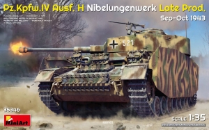 MiniArt 35346 1/35 Pz.Kpfw.IV Ausf.H (Late Production) [Sep~Oct 1943 - Nibelungenwerk]