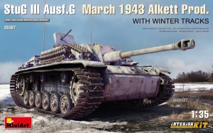 MiniArt 35367 1/35 StuG III Ausf.G (Mar 1943 - Alkett Production) w/Winterketten [Interior Kit]