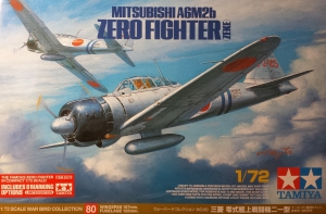 Tamiya 25170 1/72 Mitsubishi A6M2b Zero Fighter (Zeke) Type 21 w/8 Marking Options