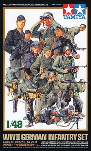 Tamiya 32512 1/48 W.W.II German Infantry Set