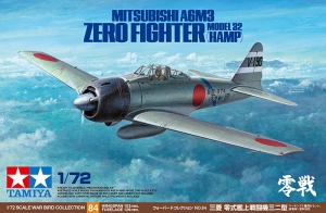 Tamiya 60784 1/72 Mitsubishi A6M3 Zero Fighter (Hamp) Type 32