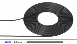 Tamiya 12677 Cable (0.8mm Outer Diameter / Black)