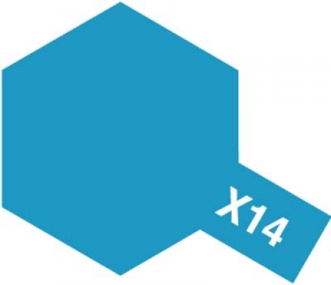 Tamiya Acrylic Color X-14 Sky Blue (23ml) [Gloss]
