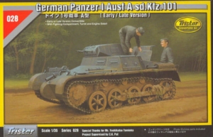 Tristar 35028 1/35 German Panzer I Ausf. A "Early / Late Version" [Sd.Kfz.101] w/Interior