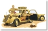 Bronco CB35156 1/35 DAK "Topolino" (German/Italian) Light Staff Car w/Crews & IF8 Infantry Cart