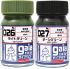 Gaianotes Color 026 Light Green (15ml) & 027 Dark Green (15ml) [Semi-Gloss] *(2 Bottles)